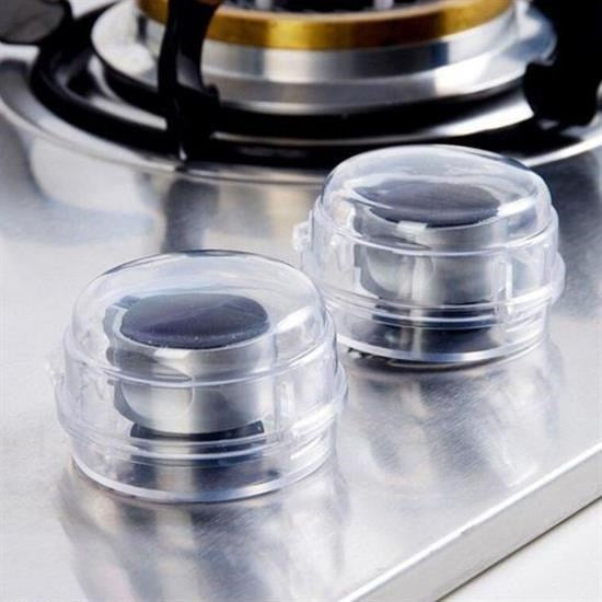 Isıya Dayanıklı Plastik Ocak Düğme Koruyucu – Çocuk Güvenliği için Emniyet Kilidi görsel 1