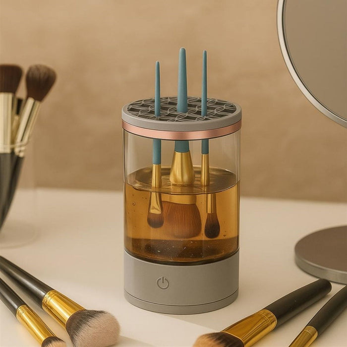 USB Şarjlı Makyaj Fırçası Temizleyici – Hızlı Kurutmalı Çok Yönlü Fırça Temizleme Aparatı görsel 1