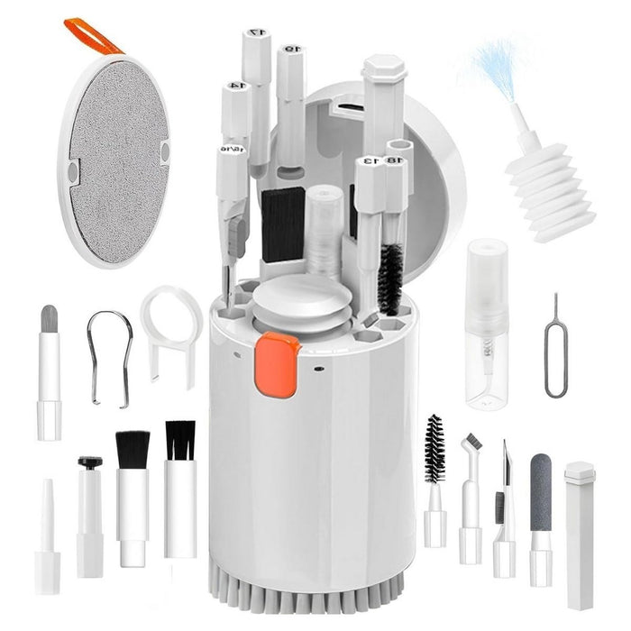 20 Parça Çok Fonksiyonlu Bilgisayar, Telefon ve Kablosuz Kulaklık Temizlik Seti görsel 1