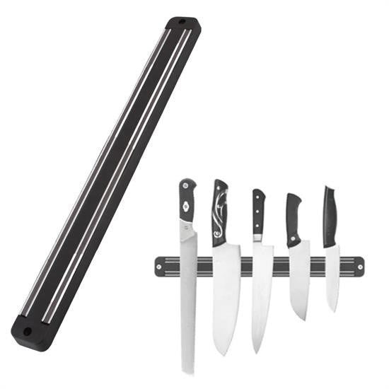 Mıknatıslı Paslanmaz Duvar Bıçak Askısı 55 Cm – Manyetik Bıçak Tutucu Organizer Stant görsel 3