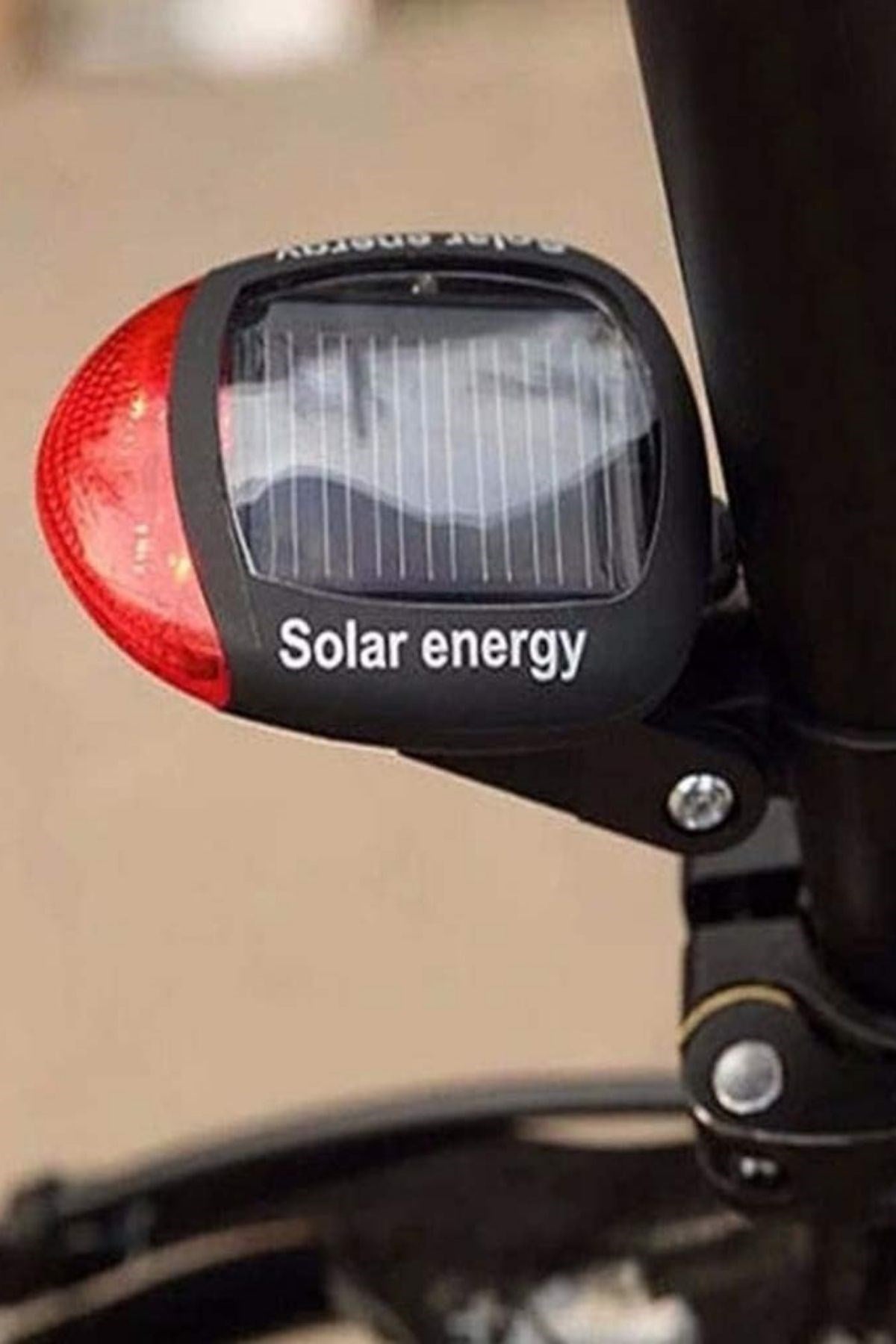 Güneş Enerjili Şarj Edilebilir LED Bisiklet Kuyruk Lambası – Su Geçirmez Solar Arka Işık