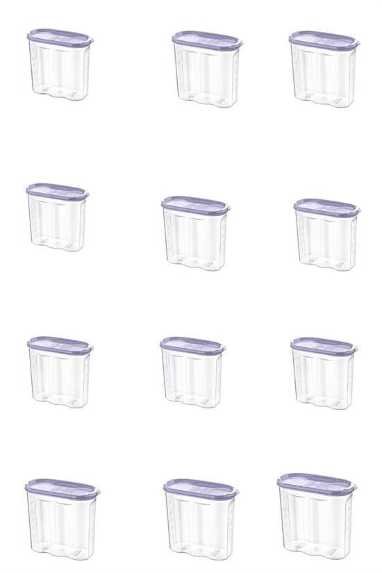 2 Kapaklı Ölçekli Erzak Kuru Gıda Saklama Kutusu - 1,7 Litre