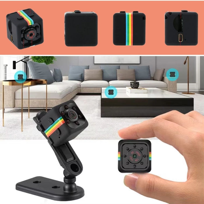 Mini Boy Küp Tipi Gece Görüşlü HD Kaliteli Güvenlik Kamerası görsel 2