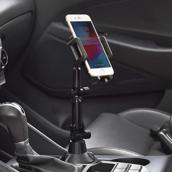 Teleskopik Araç Bardak Yerine Giren Telefon Tutucu görsel 2