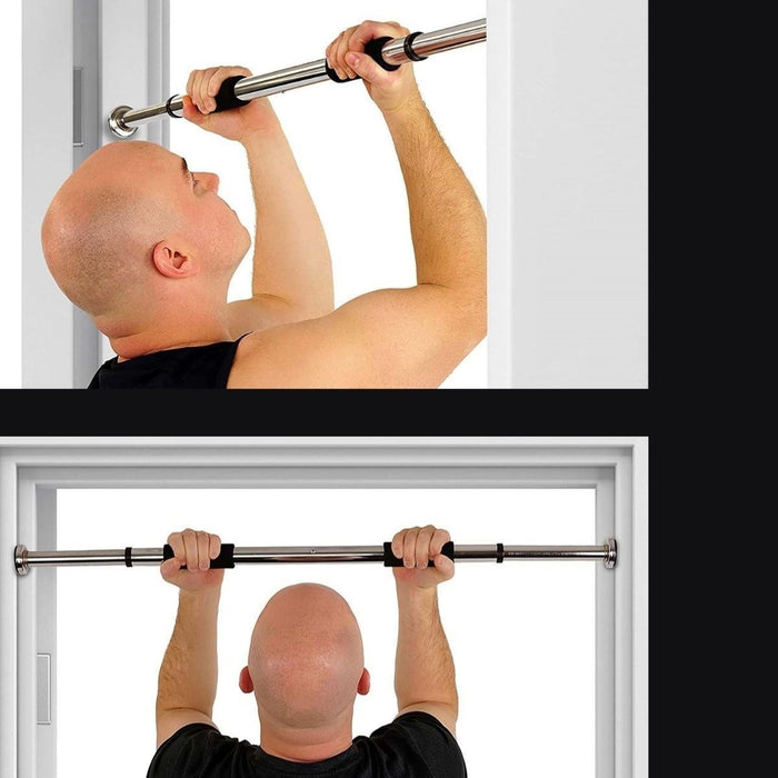 Kapı ve Koridora Takılabilen Ayarlanabilir Demir Barfiks Aleti görsel 4