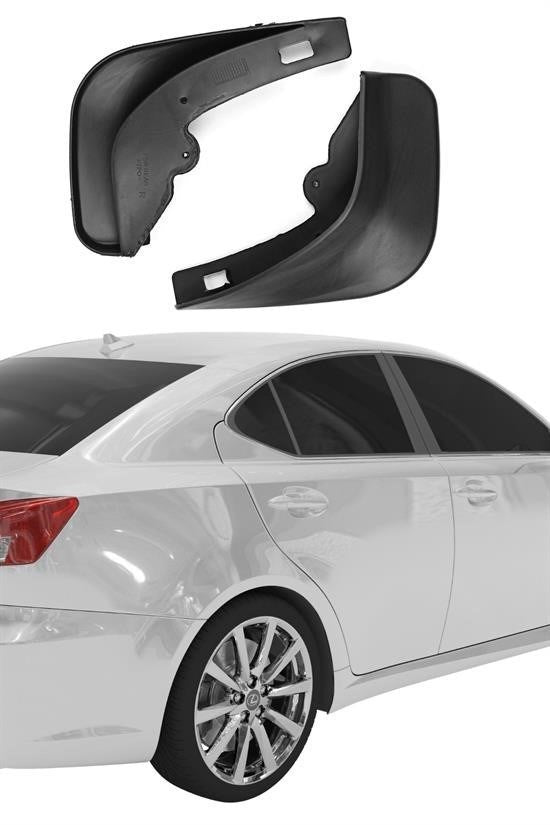 2’li Universal Araç Çamur Önleyici Paçalık – Ön ve Arka Uyumlu 32x19 cm