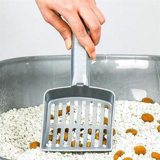 Plastik Kedi Kumu Temizleme Küreği – Dayanıklı ve Pratik Eleme Küreği görsel 1