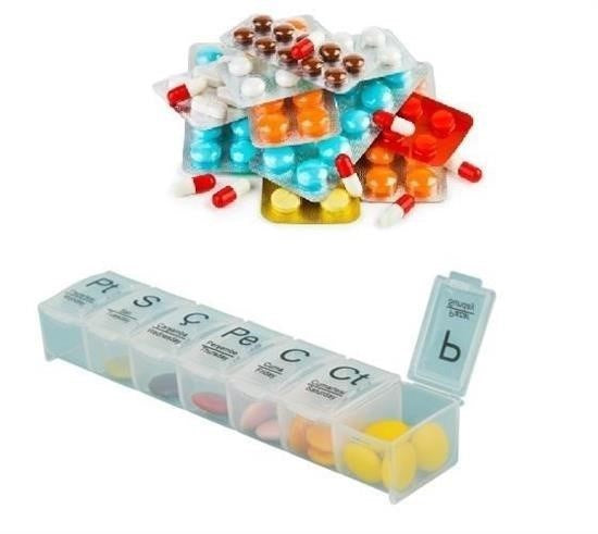 Haftalık Günlük İlaç Saklama Kutusu – 7 Günlük Hap Düzenleyici Kutu görsel 2