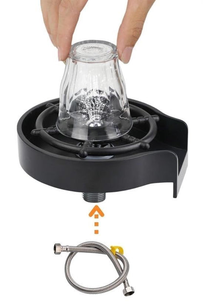 Yüksek Basınçlı Otomatik Bardak Yıkama Aparatı – Mutfak Lavabosu İçin Hızlı Kupa Durulayıcı