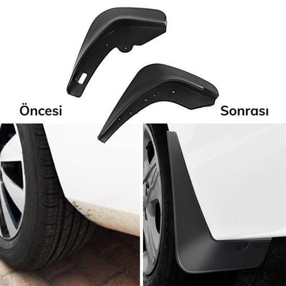 2’li Universal Araç Çamur Önleyici Paçalık – Ön ve Arka Uyumlu 32x19 cm