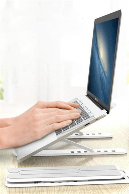 Ayarlanabilir Katlanabilir Laptop Yükseltici – Taşınabilir Ergonomik Dizüstü Standı