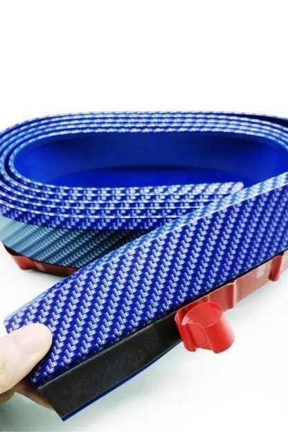 2,5 Metre Araba Ön Tampon Koruyucu Kauçuk Mavi Şerit Bant