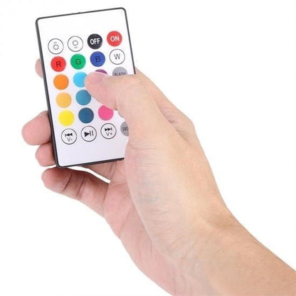 Bluetooth’lu RGB Renkli Hoparlörlü Kumandalı Akıllı LED Ampul LD-37