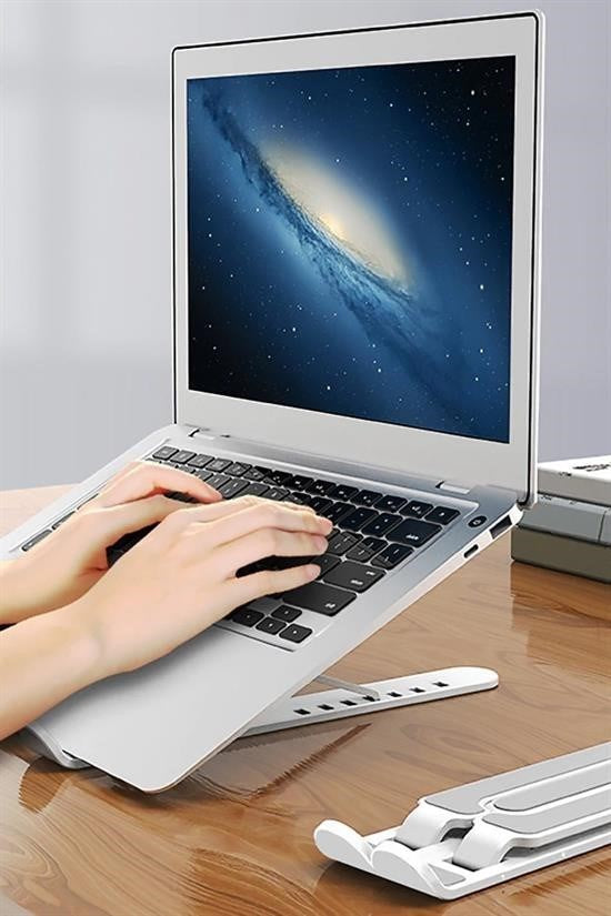 Ayarlanabilir Katlanabilir Laptop Yükseltici – Taşınabilir Ergonomik Dizüstü Standı