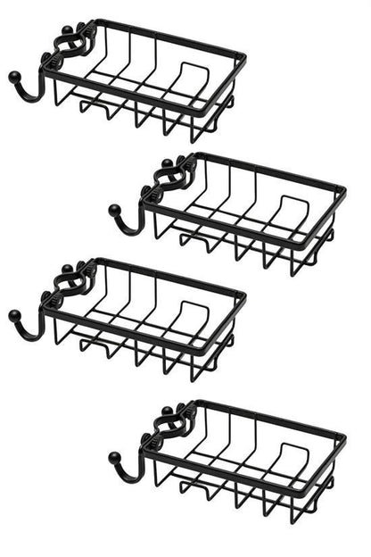 Paslanmaz Çelik Mutfak Banyo Musluğuna Sabitlenebilir Sabunluk ve Sünger Tutucu Aparat