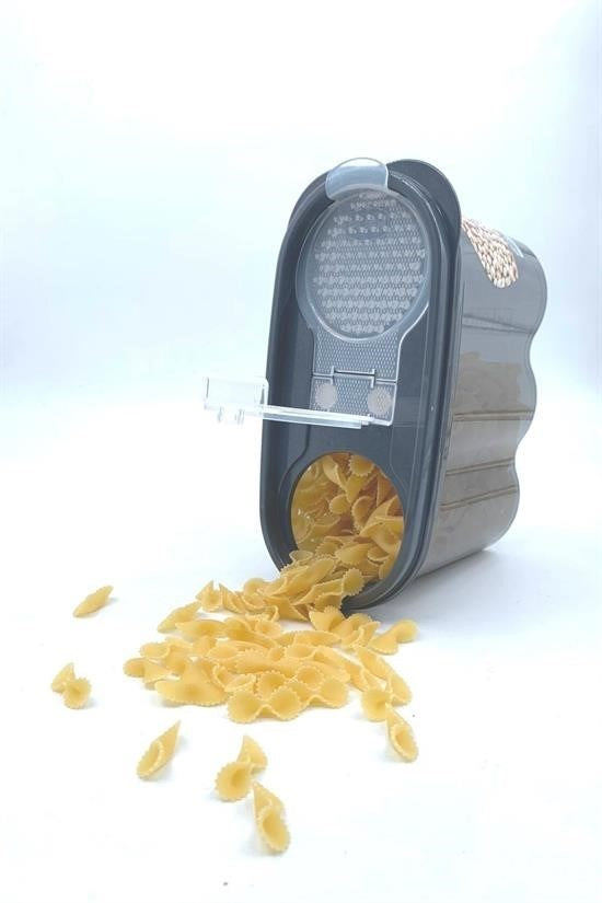 2 Kapaklı Ölçekli Erzak Saklama Kabı – 1,2 Litre