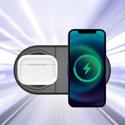 2’si 1 Arada Kablosuz Saat, Kulaklık ve Telefon Hızlı Şarj Aparatı