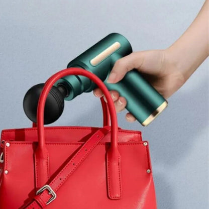 4 Masaj Başlıklı Titreşimli Şarj Edilebilir Masaj Tabancası – Taşınabilir Küçük Masaj Aleti