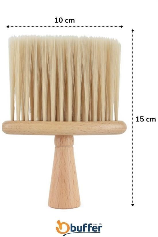 Ahşap Saplı Yumuşak Kıl Fırça – Araba ve Bilgisayar İçin Detaylı Toz Alma Temizlik Fırçası