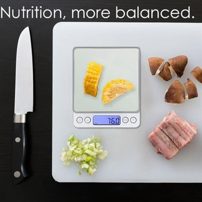 Dijital Hassas Mutfak Terazisi 2000 gr / 0.1 gr Hassasiyetli