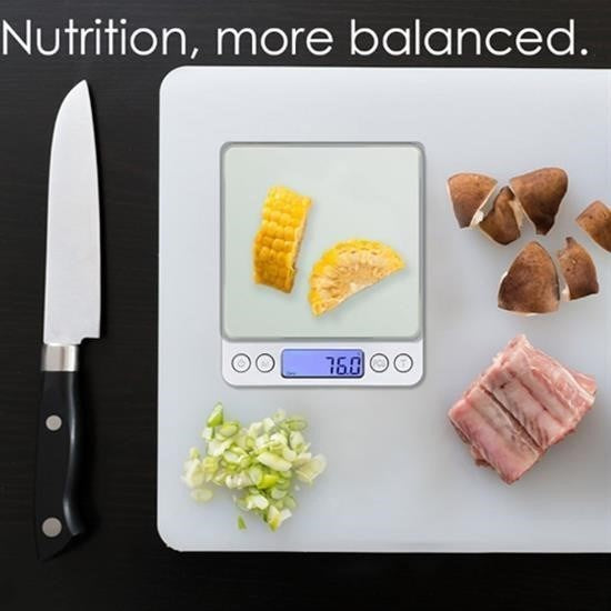 Dijital Hassas Mutfak Terazisi 2000 gr / 0.1 gr Hassasiyetli görsel 4