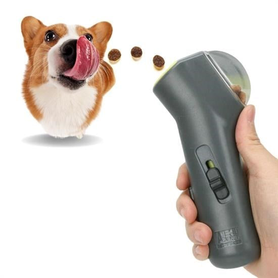 Kedi ve Köpekler İçin Hazneli Mama Fırlatma Oyuncağı – Yem Atıcı Aparat görsel 2