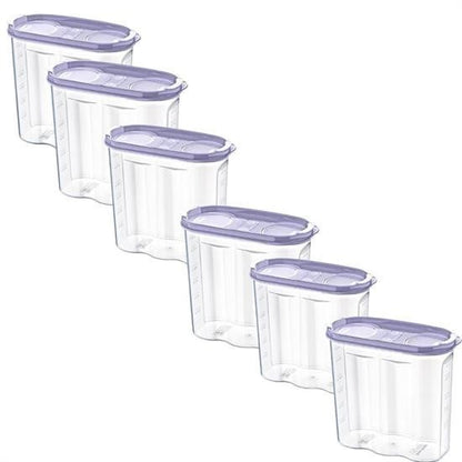 2 Kapaklı Ölçekli Erzak Kuru Gıda Saklama Kutusu - 1,7 Litre