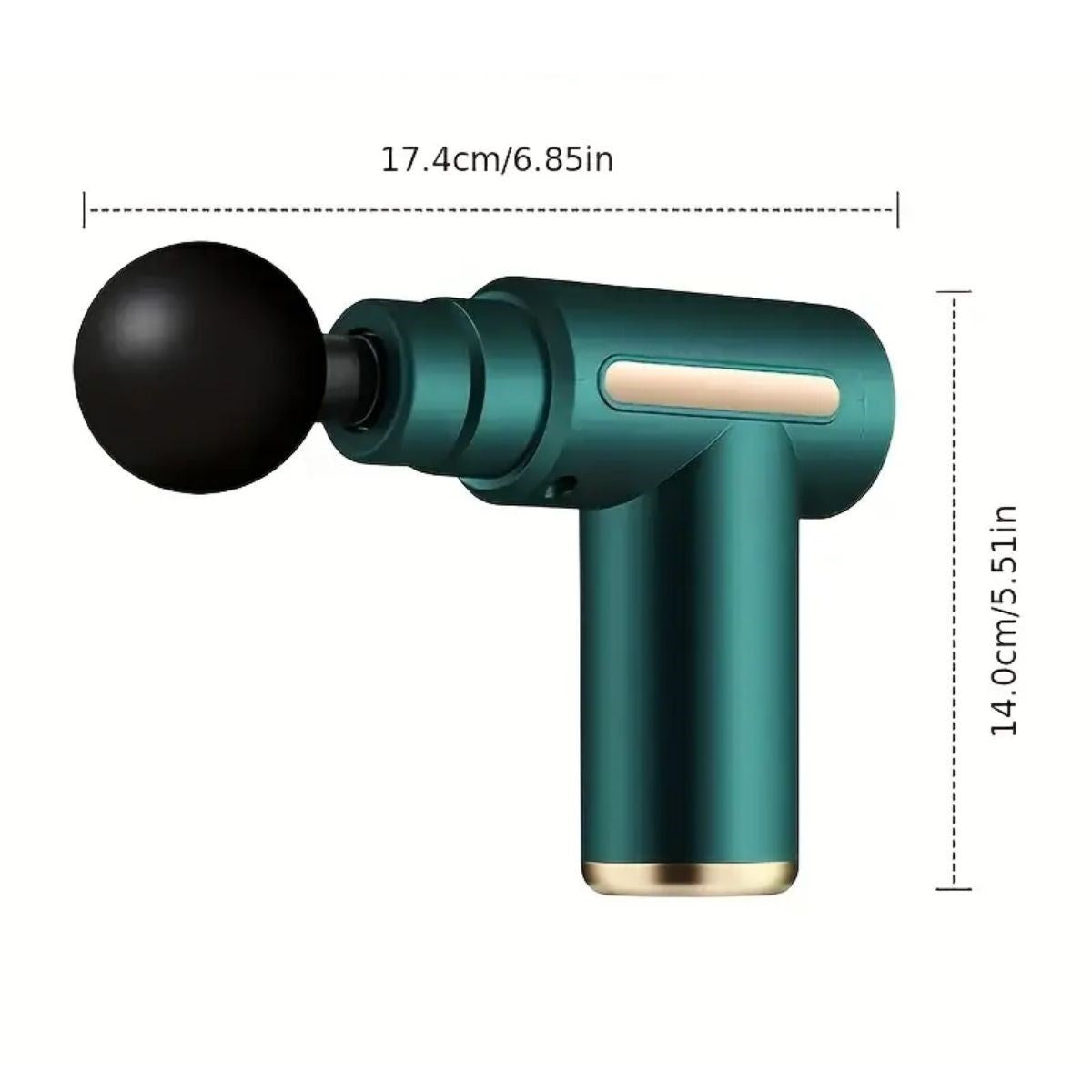 4 Masaj Başlıklı Titreşimli Şarj Edilebilir Masaj Tabancası – Taşınabilir Küçük Masaj Aleti