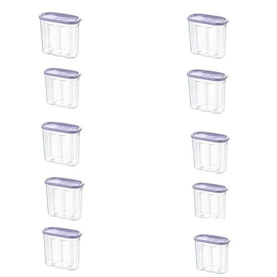 2 Kapaklı Ölçekli Erzak Kuru Gıda Saklama Kutusu - 1,7 Litre