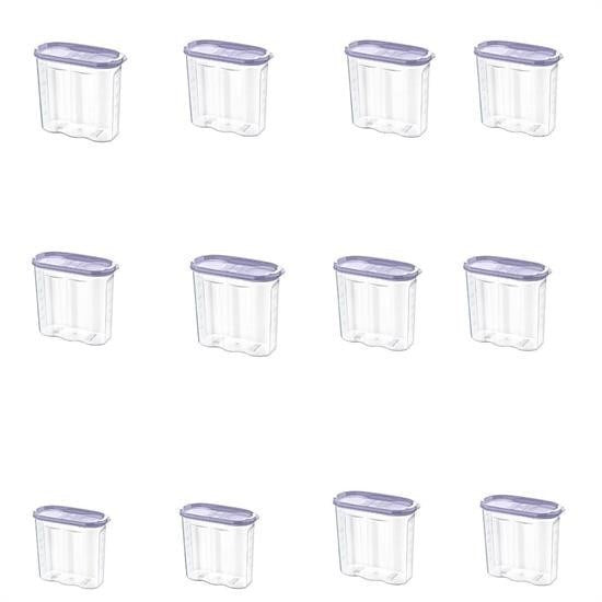 2 Kapaklı Ölçekli Erzak Kuru Gıda Saklama Kutusu - 1,7 Litre