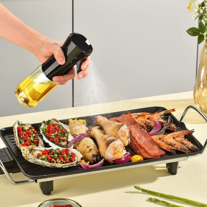 Çok Amaçlı Cam Şişe Püskürtmeli Yağdanlık – Limonluk Sirkelik Sosluk Sprey