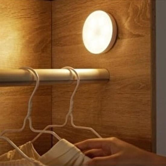 Hareket Sensörlü USB Şarjlı Spot Lamba – Mıknatıslı & Yapışkanlı, Gün Işığı Led Işık