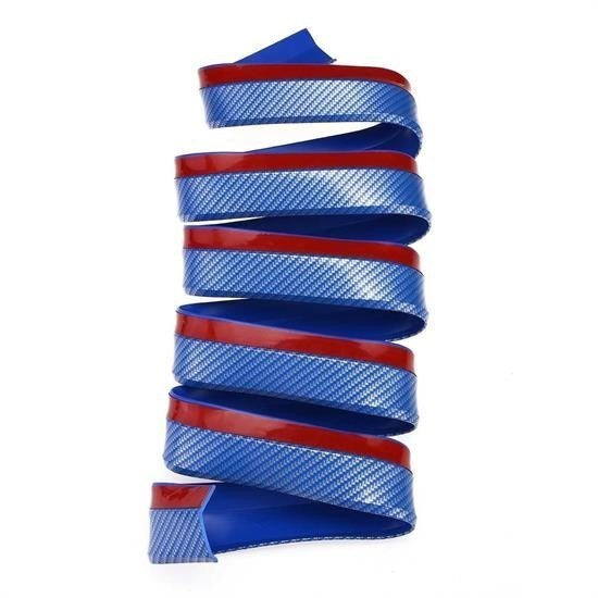 2,5 Metre Araba Ön Tampon Koruyucu Kauçuk Mavi Şerit Bant görsel 3