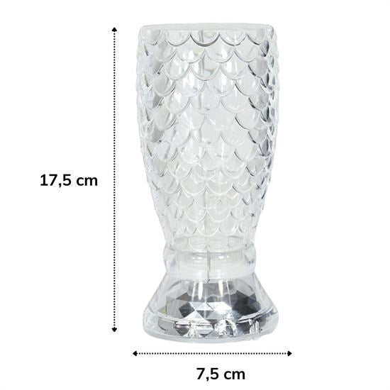 Balık Süzgeç Model USB Şarjlı 16 Modlu Kristal Masa Lambası (Dokunmatik + Kumandalı) görsel 4