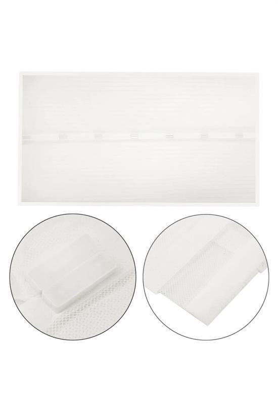 Pratik Manyetik Mıknatıslı Beyaz Kapı Pencere Sinekliği Tülü 90 x 210 cm