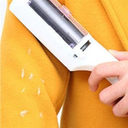 Taşınabilir Elektrostatik Hazneli Rulo Şeklinde Evcil Hayvan Tüyü ve Saç Toplayıcı