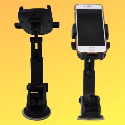 360° Dönen Torpido Üstü Uzunluk Ayarlı Vantuzlu Teleskopik Araç Telefon Tutucu