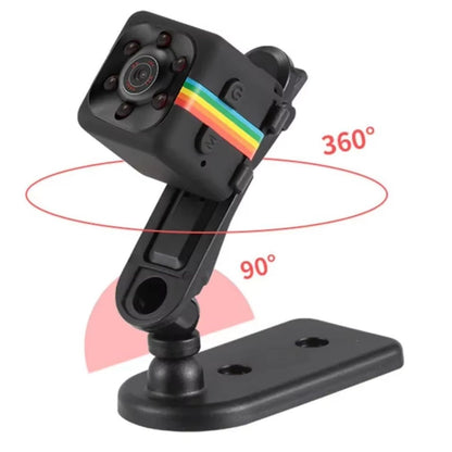 Mini Boy Küp Tipi Gece Görüşlü HD Kaliteli Güvenlik Kamerası