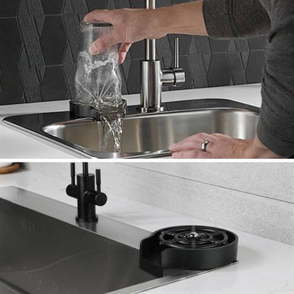 Yüksek Basınçlı Otomatik Bardak Yıkama Aparatı – Mutfak Lavabosu İçin Hızlı Kupa Durulayıcı