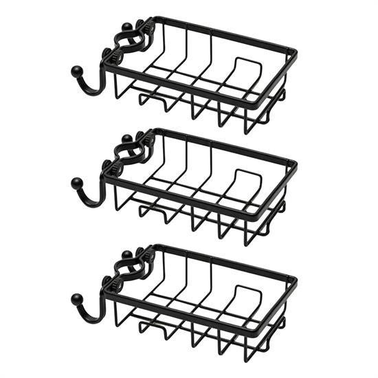 Paslanmaz Çelik Mutfak Banyo Musluğuna Sabitlenebilir Sabunluk ve Sünger Tutucu Aparat