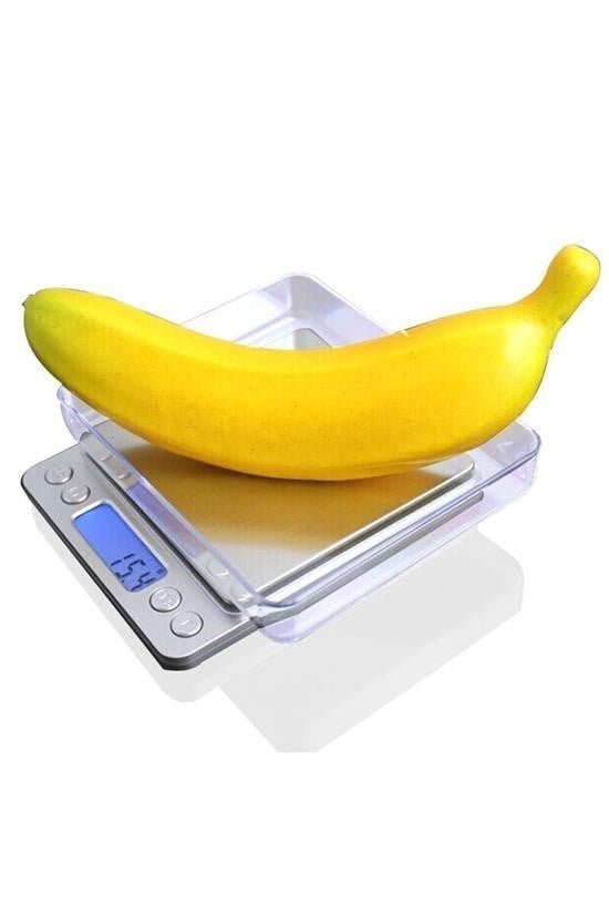 Dijital Hassas Mutfak Terazisi 2000 gr / 0.1 gr Hassasiyetli