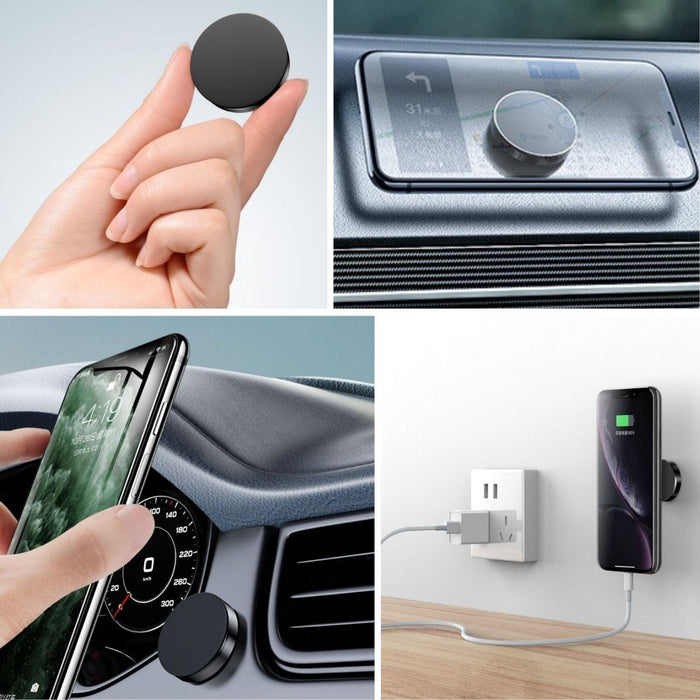 Tüm Modellerle Uyumlu Manyetik Araç İçi Telefon Tutucu – Güçlü Mıknatıs, 360° Döner Başlık