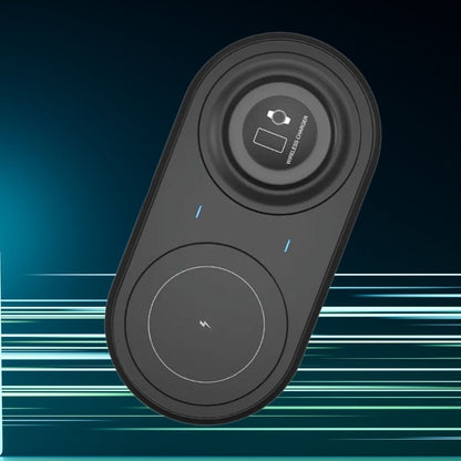 2’si 1 Arada Kablosuz Saat, Kulaklık ve Telefon Hızlı Şarj Aparatı