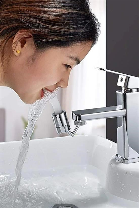 720 Derece Dönebilen 4 Filtreli Musluk Başlığı – Tüm Musluk Tipleri ile Uyumlu