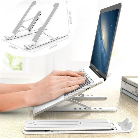 Ayarlanabilir Katlanabilir Laptop Yükseltici – Taşınabilir Ergonomik Dizüstü Standı