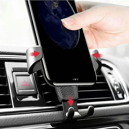 Araç İçi Klima Izgarasına Takılabilen Ayarlanabilir Oto Telefon Tutucu