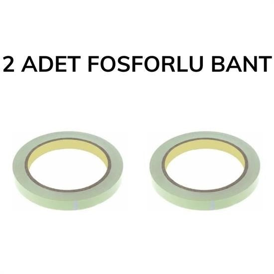 Karanlıkta Işık Veren 4 Metre Fosforlu Yeşil Şerit Bant