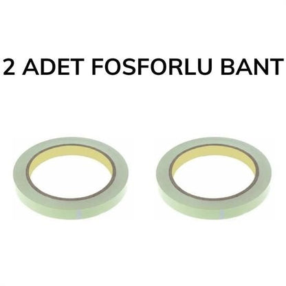Karanlıkta Işık Veren 4 Metre Fosforlu Yeşil Şerit Bant
