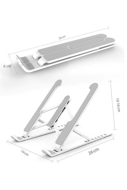 Ayarlanabilir Katlanabilir Laptop Yükseltici – Taşınabilir Ergonomik Dizüstü Standı