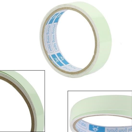 Karanlıkta Işık Veren 4 Metre Fosforlu Yeşil Şerit Bant